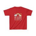 Be Kind Always rainbow cloud kids tee | pastel stars positive message