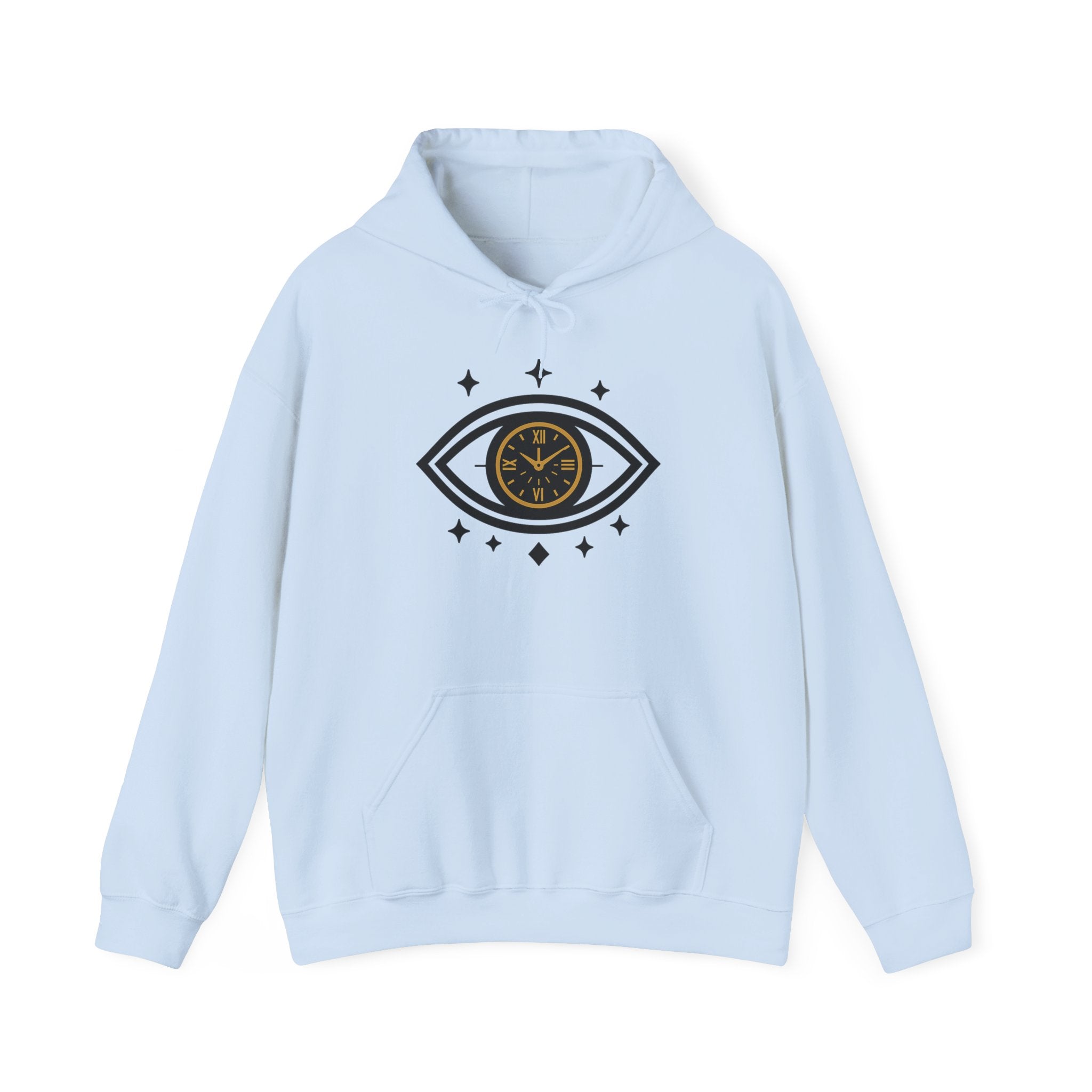 All-Seeing Eye Clock hoodie | Eye Graphic Hooded Sweatshirt