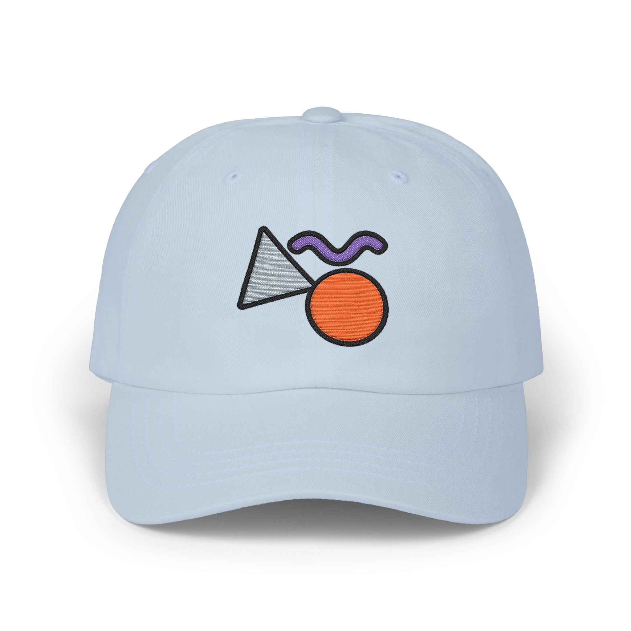 Abstract Geometric Shapes Cap | Embroidered Minimalist Cap