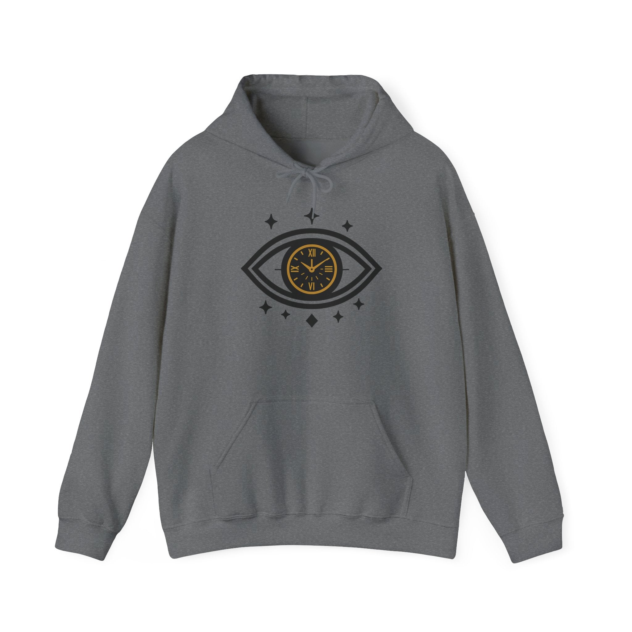 All-Seeing Eye Clock hoodie | Eye Graphic Hooded Sweatshirt