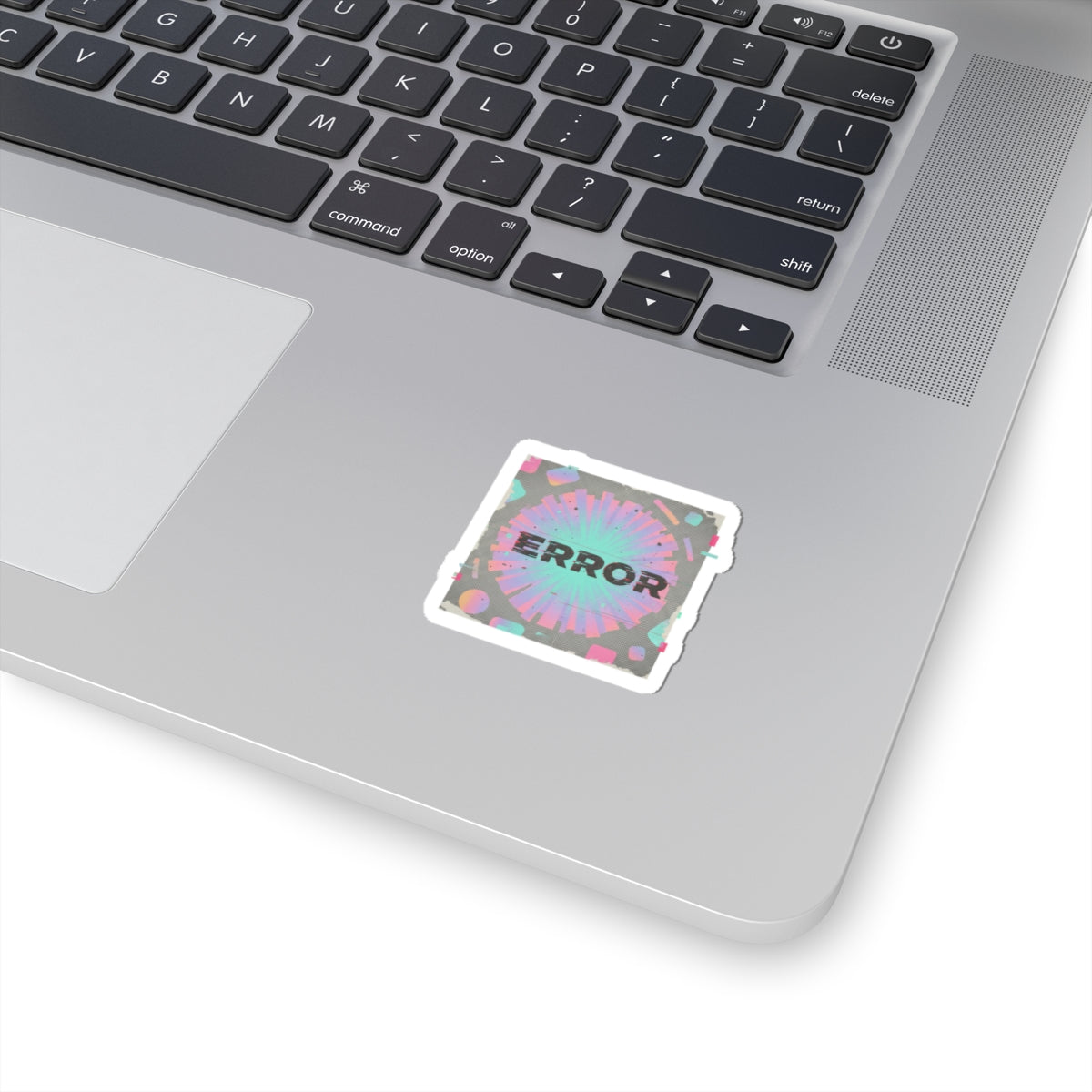 Error Glitch Sticker | retro-tech scanlines, VHS static nostalgia