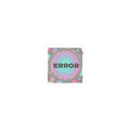 Error Glitch Sticker | retro-tech scanlines, VHS static nostalgia