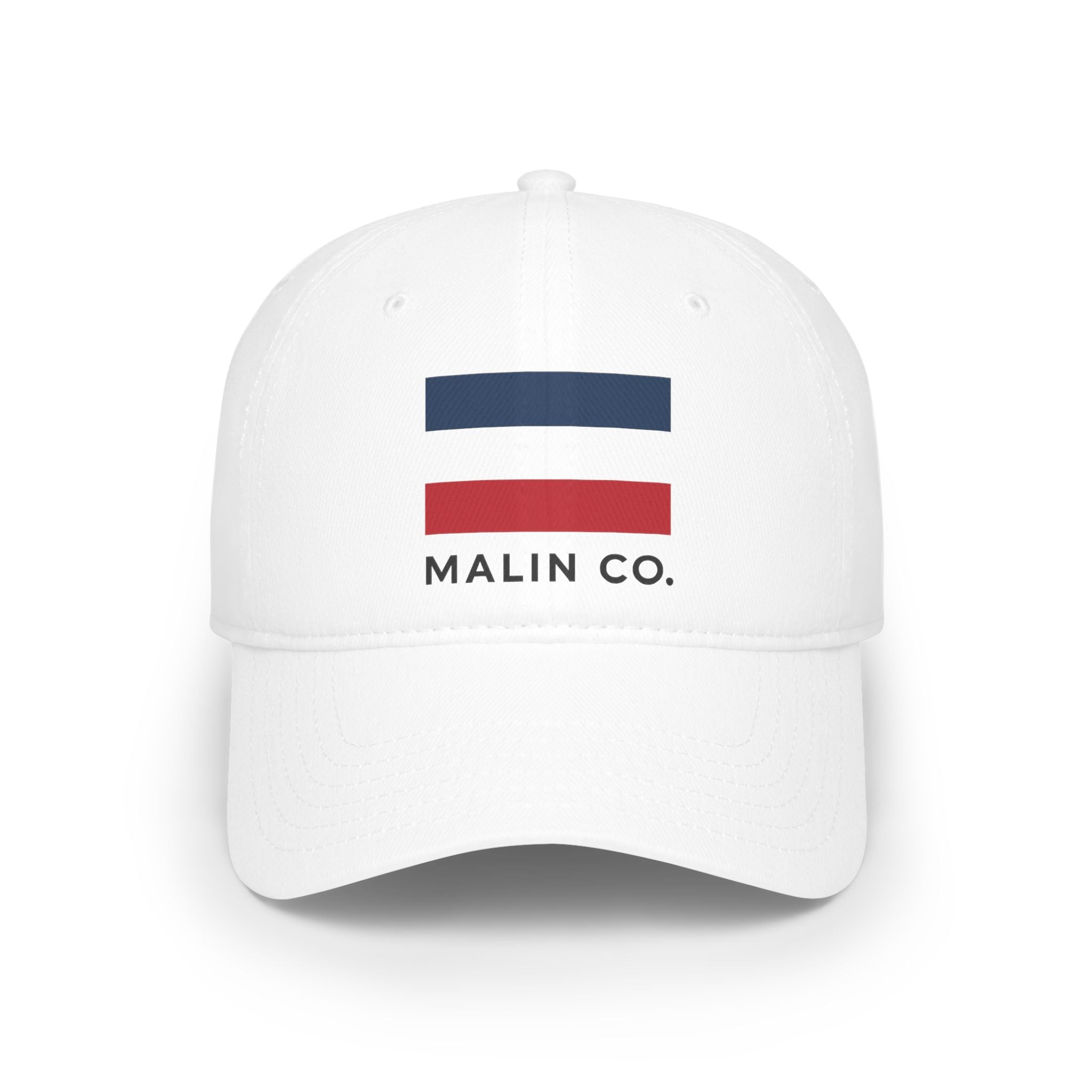 Malin Co. Classic Stripe Logo Dad Hat – Clean American Heritage Style