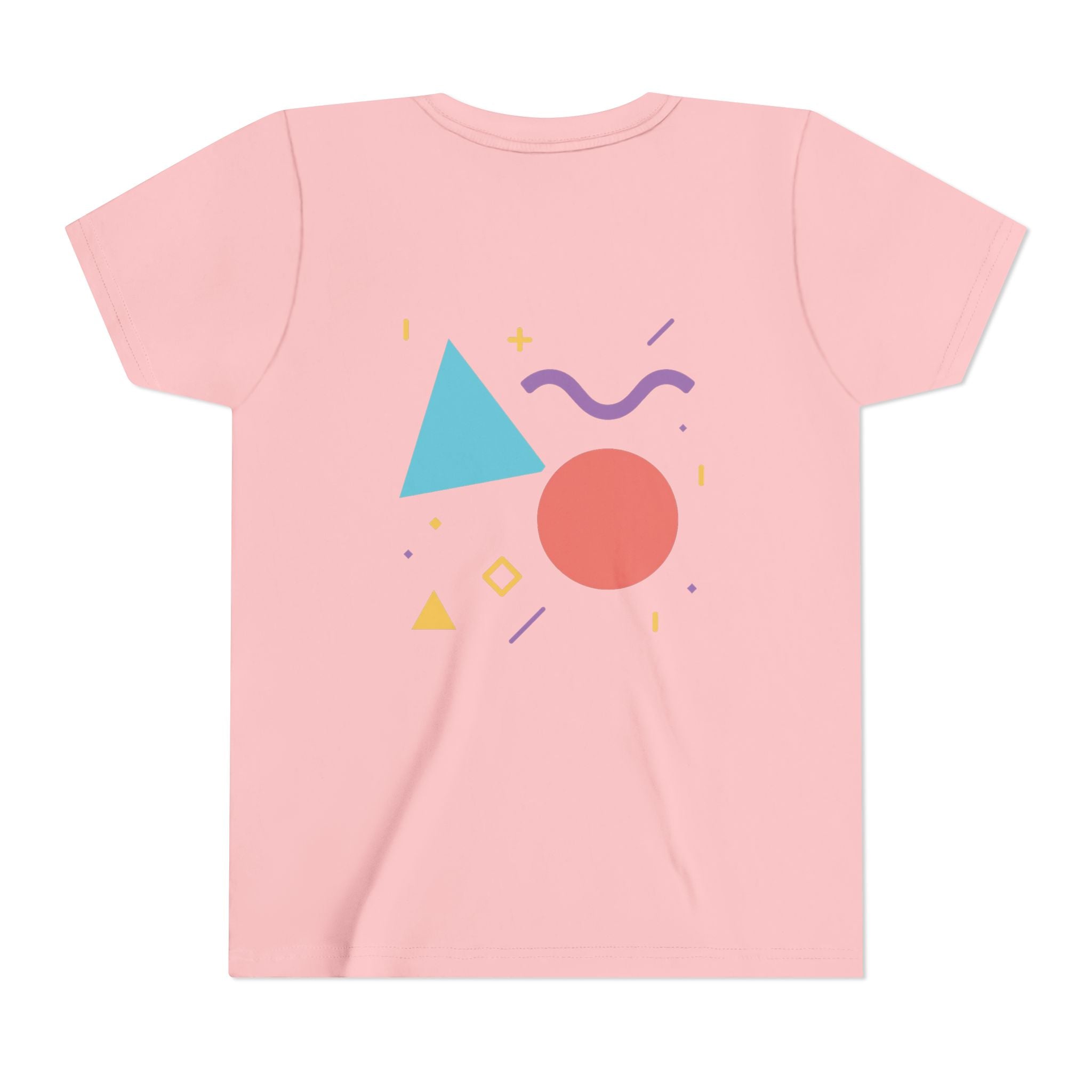 Retro Shapes Kids Tee – Fun Minimalist Graphic T-Shirt for Boys & Girls