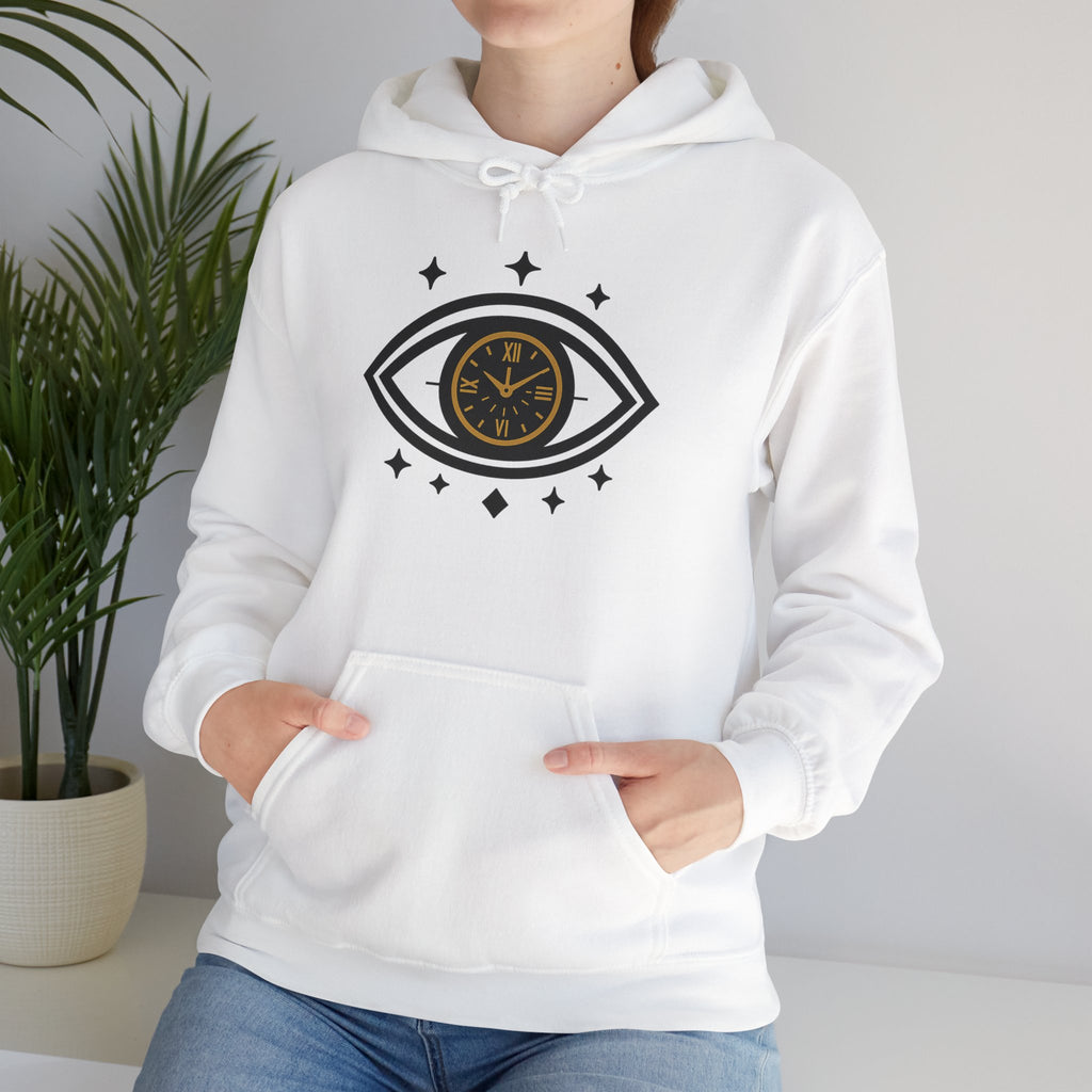 All-Seeing Eye Clock hoodie | Eye Graphic Hooded Sweatshirt