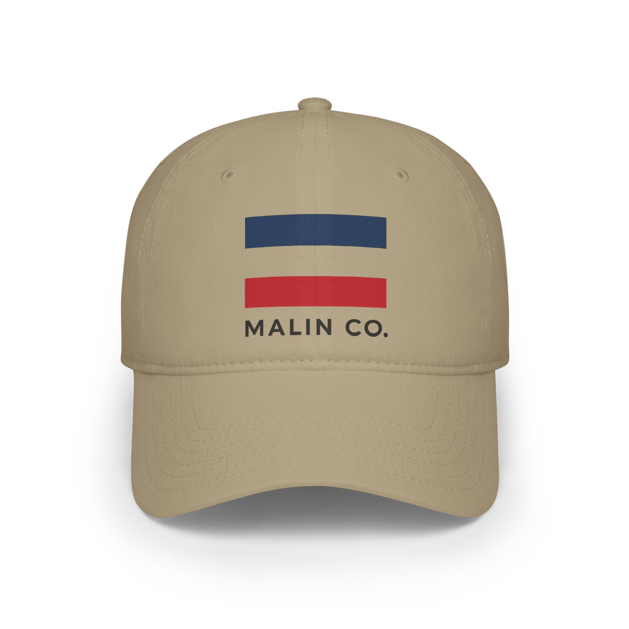 Malin Co. Classic Stripe Logo Dad Hat – Clean American Heritage Style