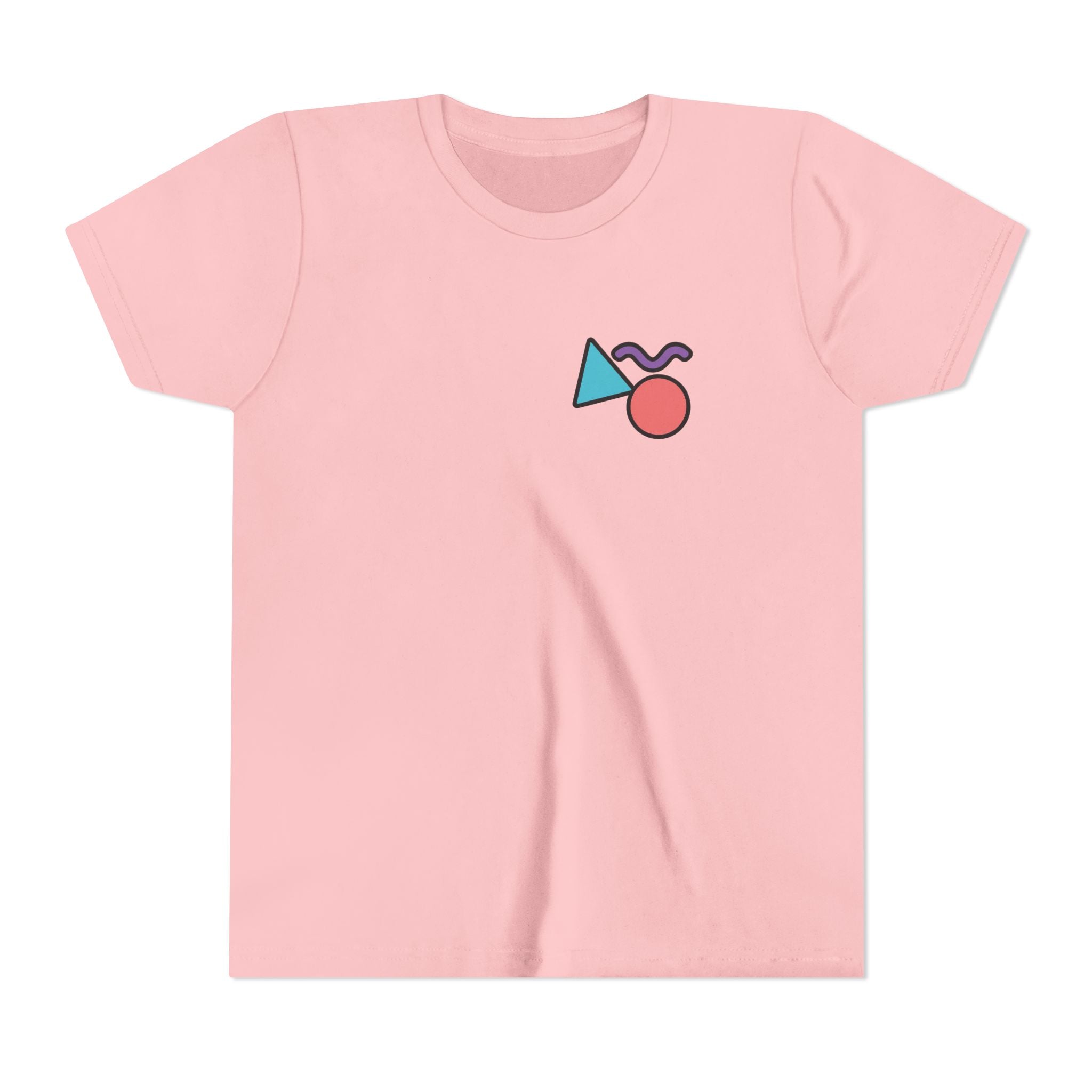 Retro Shapes Kids Tee – Fun Minimalist Graphic T-Shirt for Boys & Girls