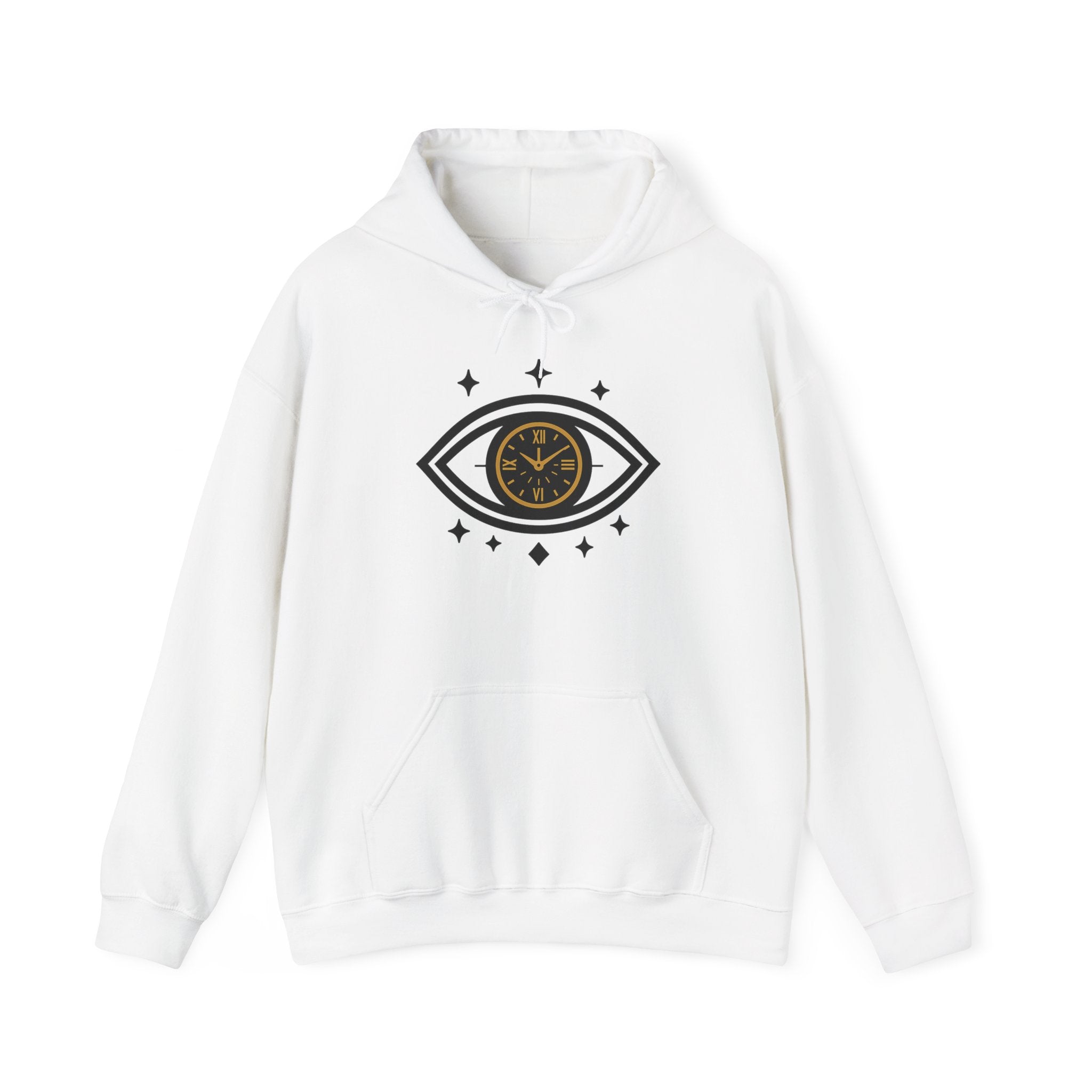 All-Seeing Eye Clock hoodie | Eye Graphic Hooded Sweatshirt