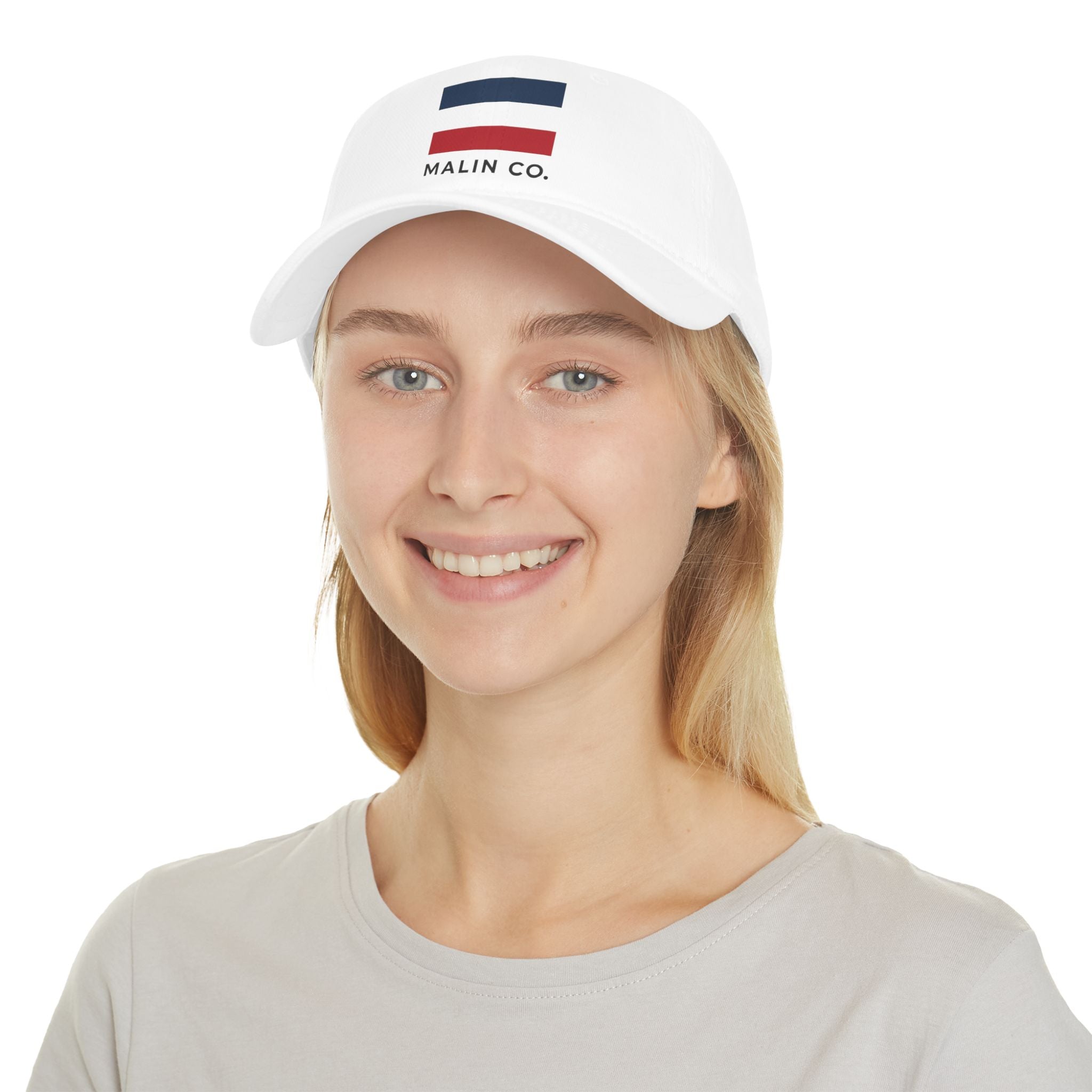 Malin Co. Classic Stripe Logo Dad Hat – Clean American Heritage Style