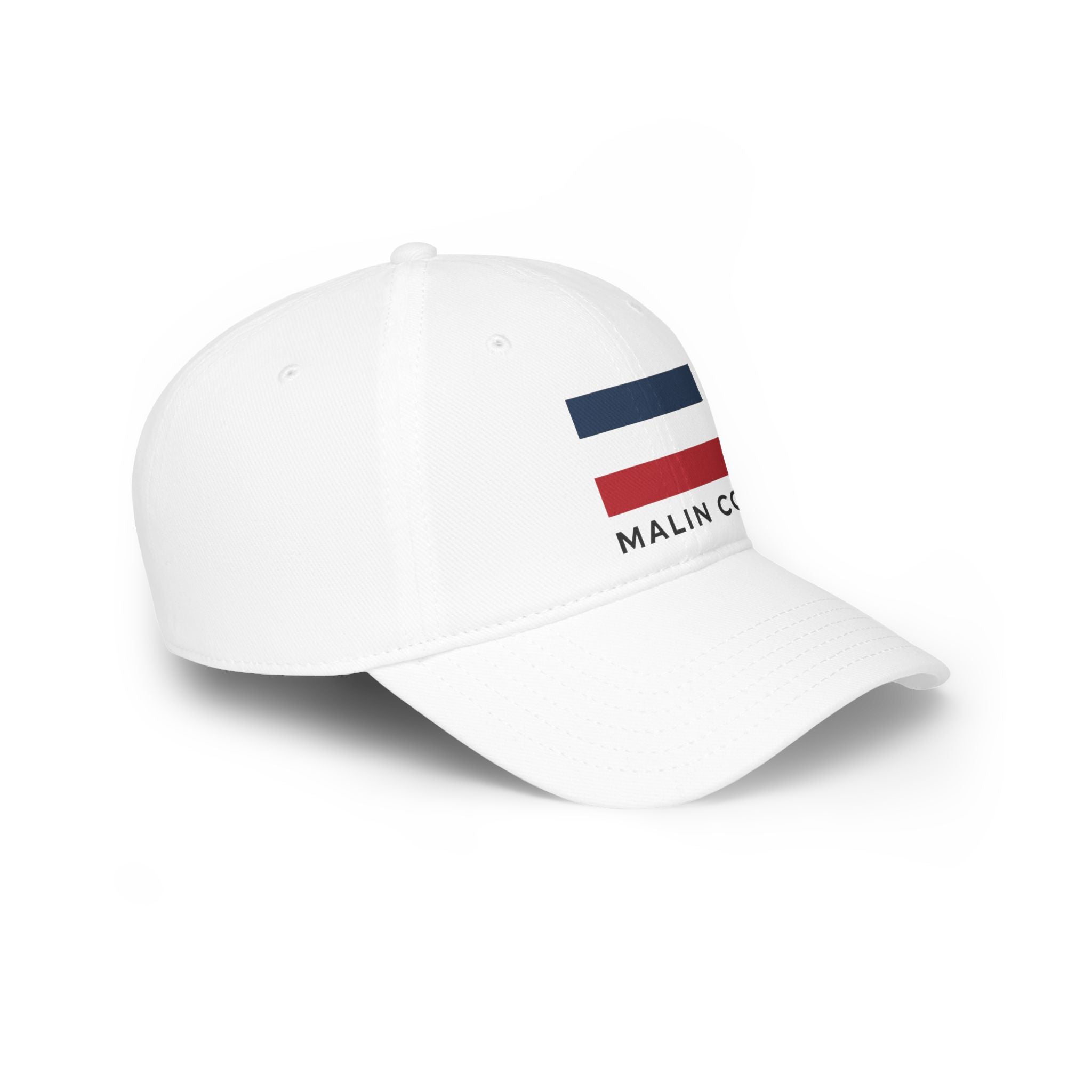 Malin Co. Classic Stripe Logo Dad Hat – Clean American Heritage Style