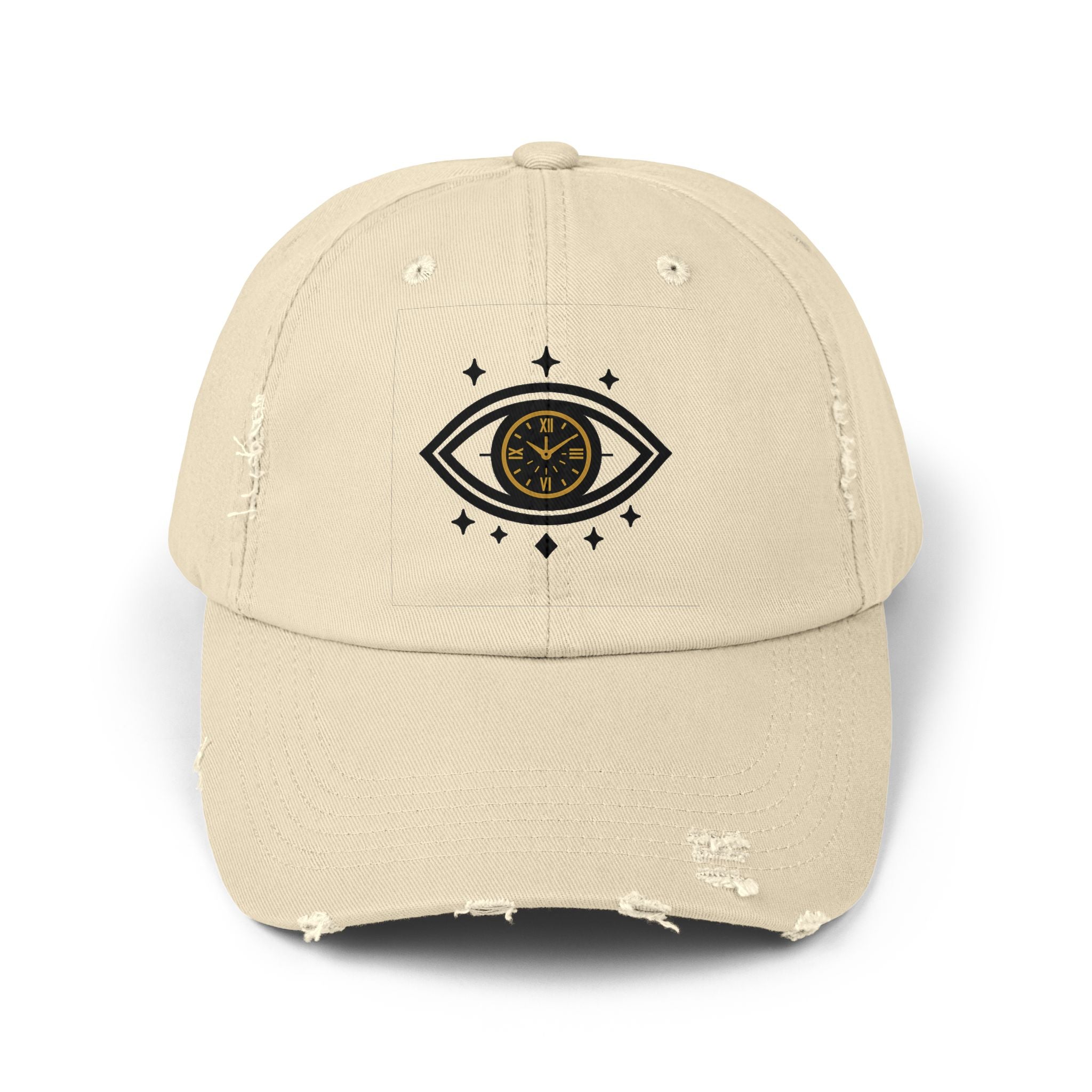 All-Seeing Eye Cap | Distressed Baseball Hat, Mystic Symbol