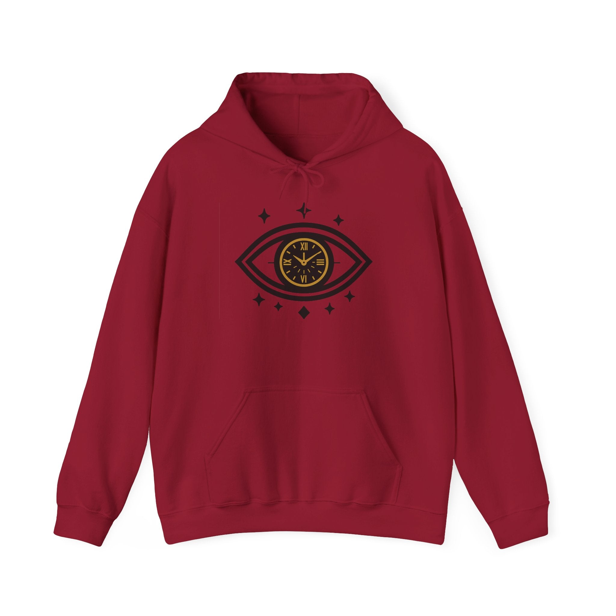 All-Seeing Eye Clock hoodie | Eye Graphic Hooded Sweatshirt