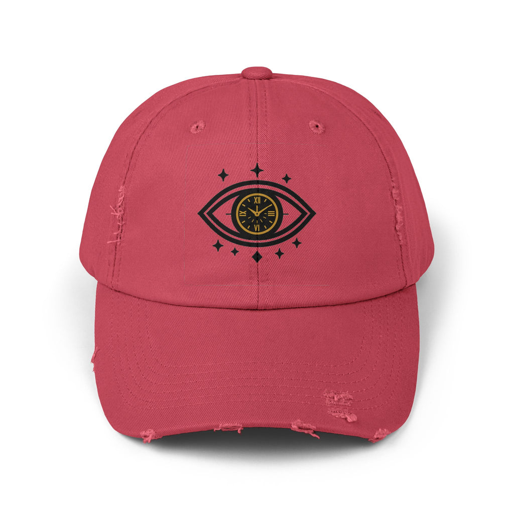 All-Seeing Eye Cap | Distressed Baseball Hat, Mystic Symbol