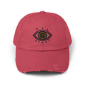 All-Seeing Eye Cap | Distressed Baseball Hat, Mystic Symbol