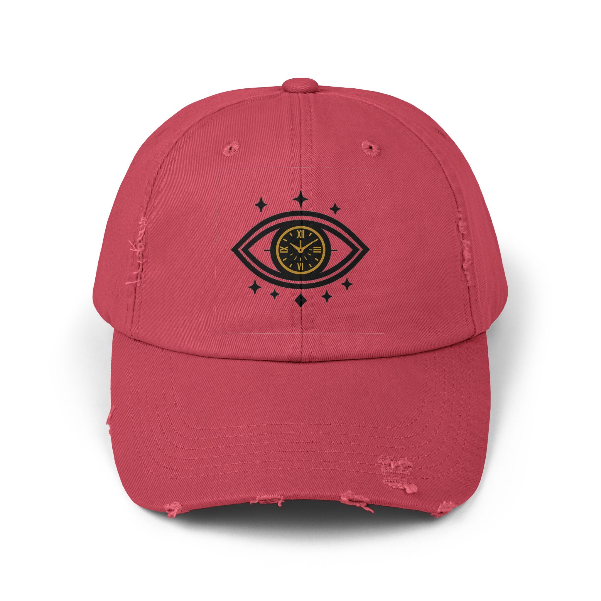 All-Seeing Eye Cap | Distressed Baseball Hat, Mystic Symbol