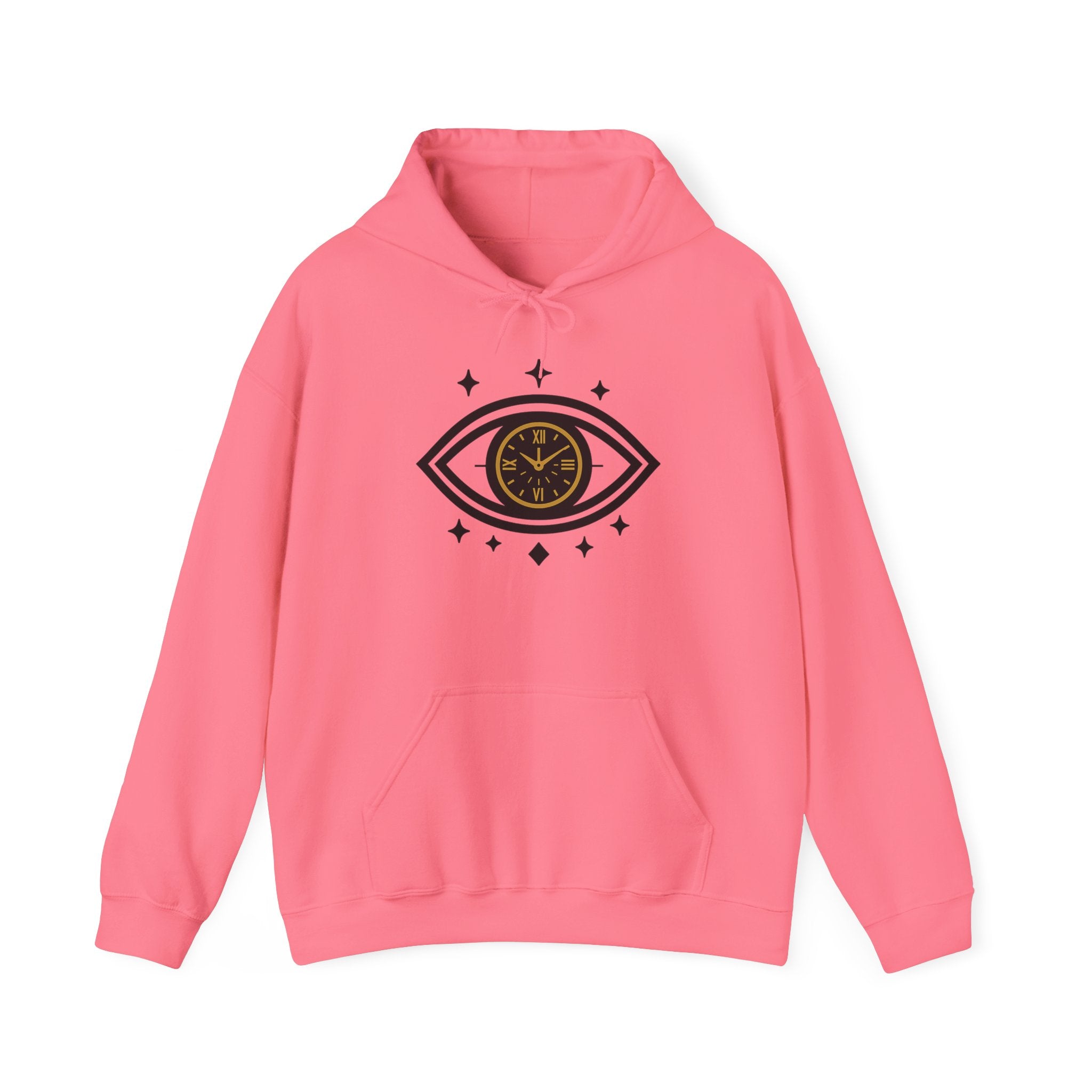 All-Seeing Eye Clock hoodie | Eye Graphic Hooded Sweatshirt