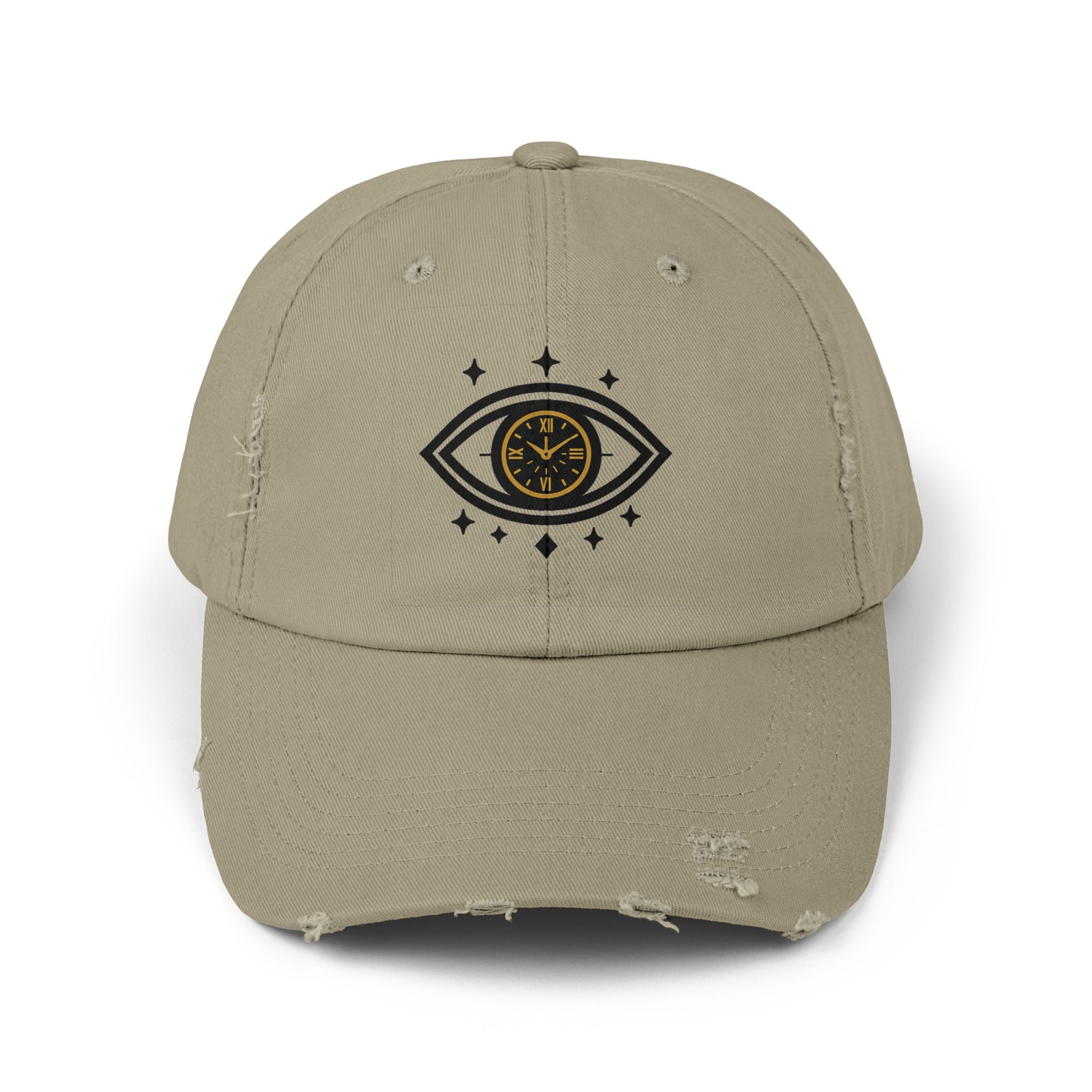 All-Seeing Eye Cap | Distressed Baseball Hat, Mystic Symbol