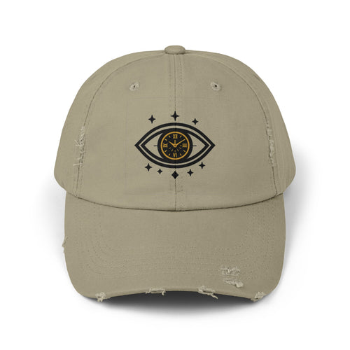 All-Seeing Eye Cap | Distressed Baseball Hat, Mystic Symbol