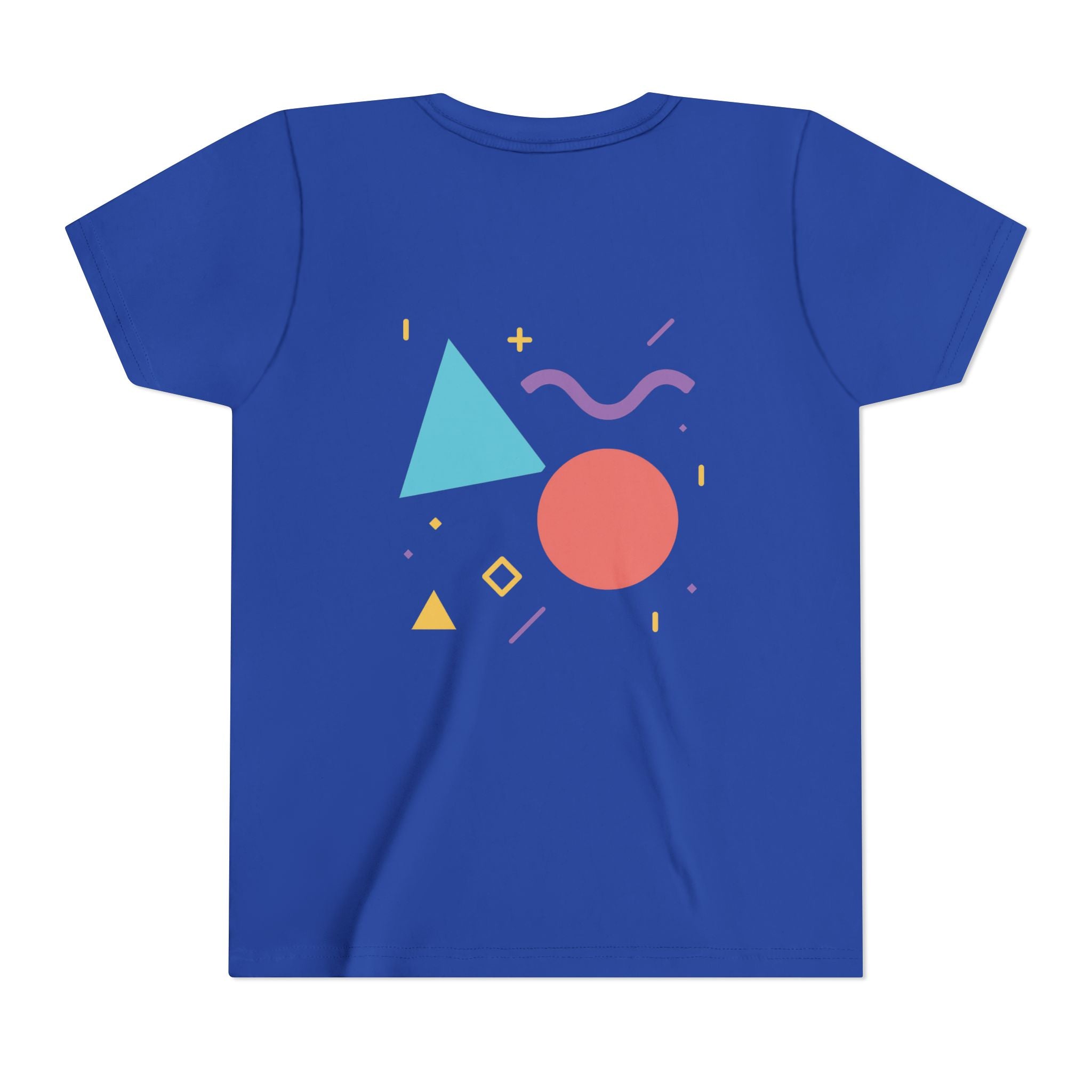 Retro Shapes Kids Tee – Fun Minimalist Graphic T-Shirt for Boys & Girls